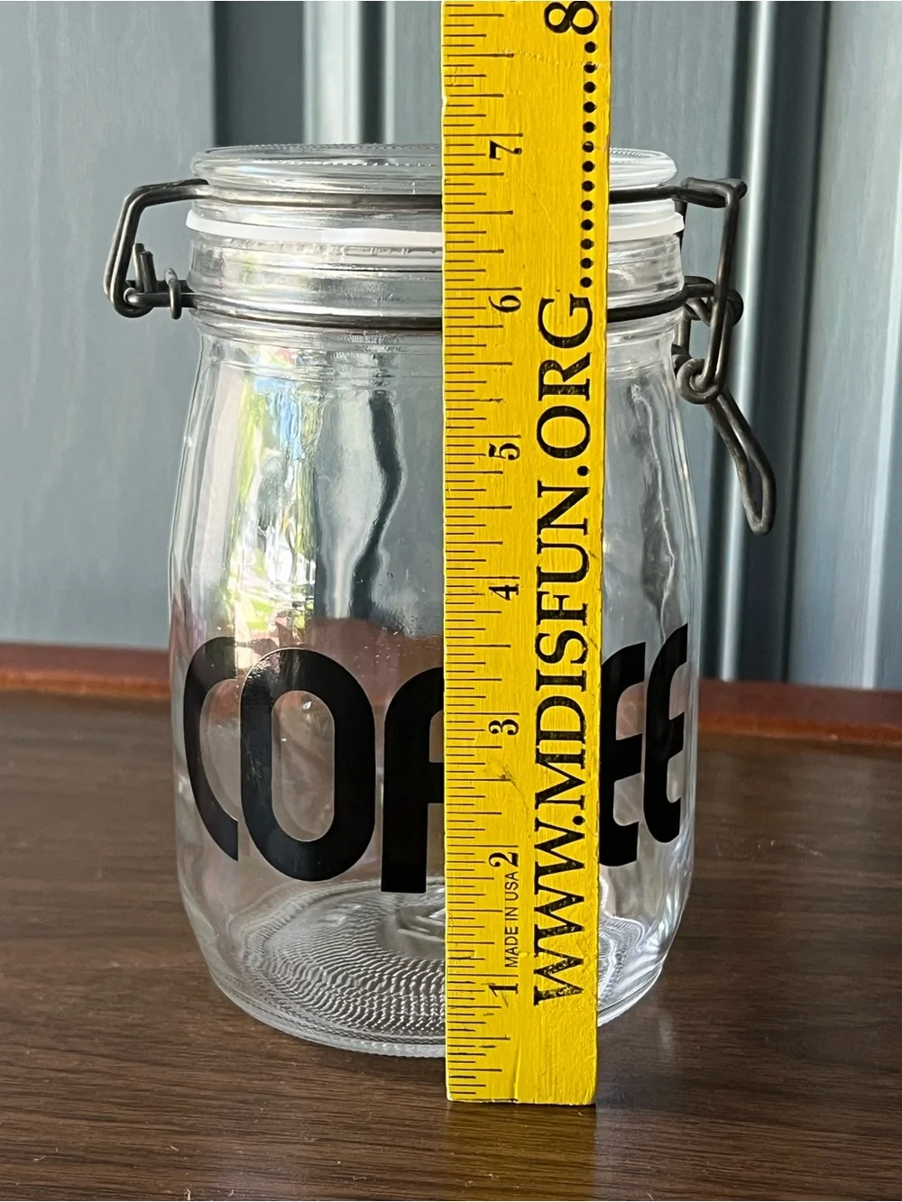 Vintage (Carlton) Glass Storage Jars -  Coffee 1L, Sugar 1.5L, Tea 3/4L